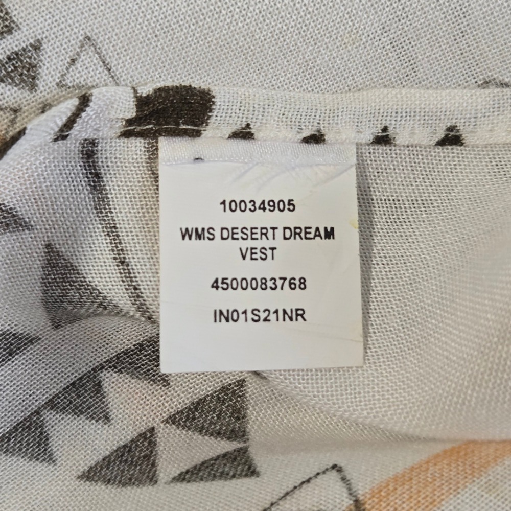 Ariat Desert Dream Vest Womens One Size Cream Geometric Fringe 10034905 - Picture 5 of 5